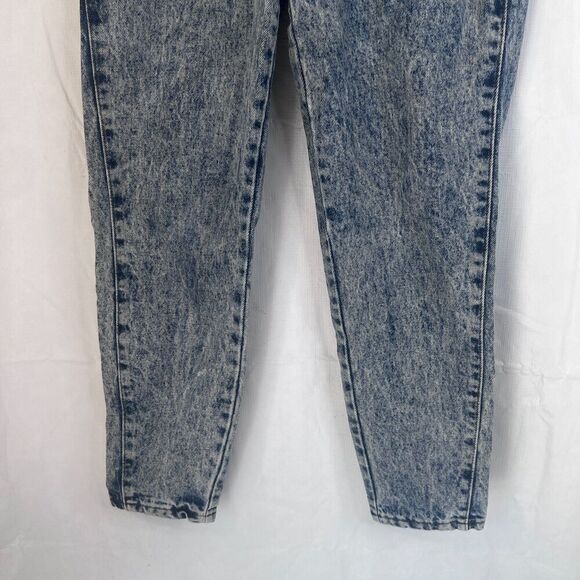 Chic VTG Y2K Acid Wash Pleated‎ Front Denim Jeans Size 8* (0-2 SMALL)* Retro 80s - Picture 8 of 11